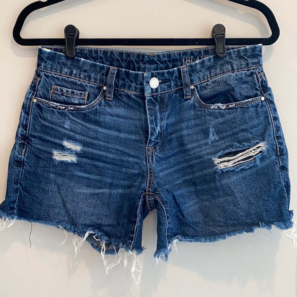 Blank NYC Distressed Denim Shorts Size 25